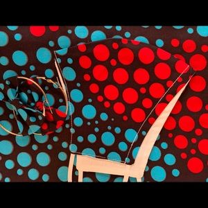 Three piece African print head wraps Set